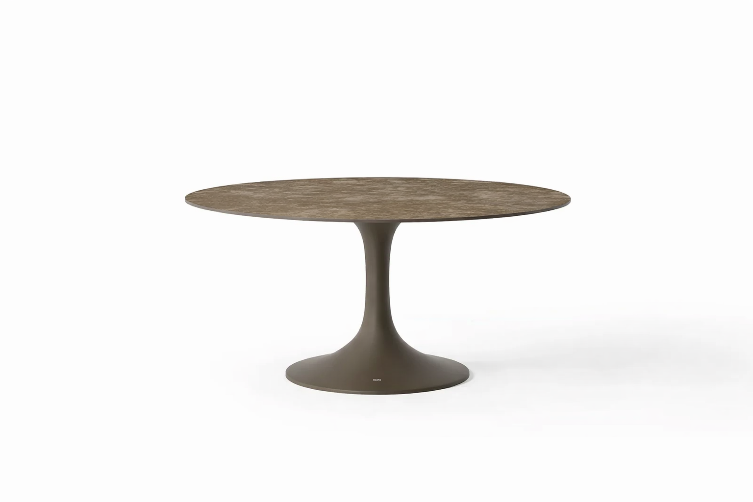 Tuintafel Nova - Low dining - Ø150 - Brons - Sintered stone