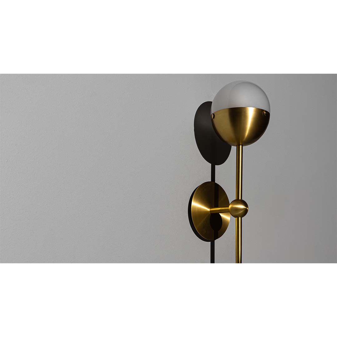 Wandlamp Molecule Single