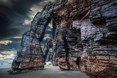 Foto Art - 'Catherdral beach'