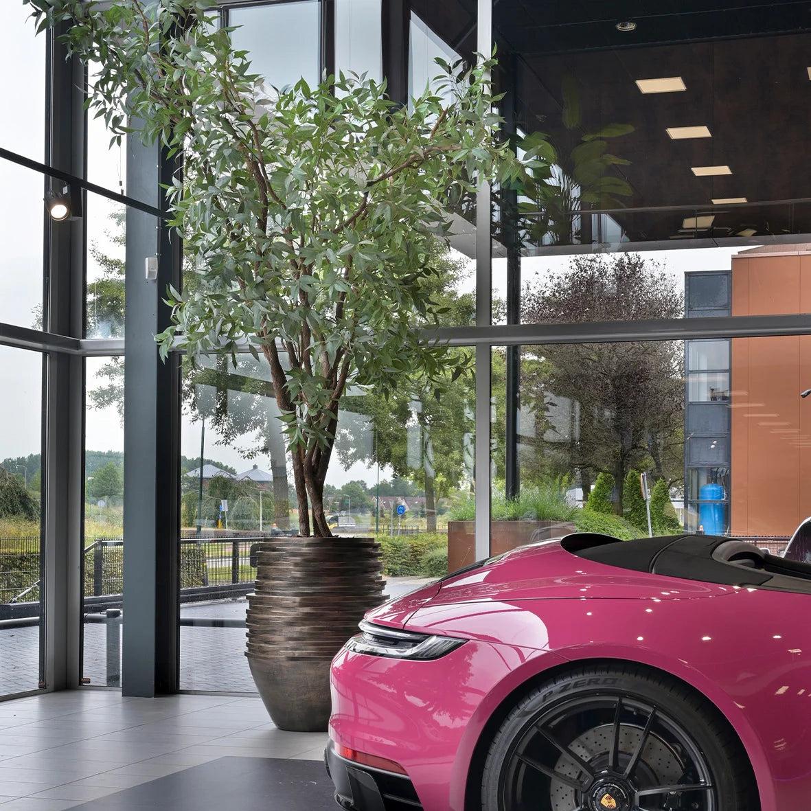 Plantenbak Roza Ovaal XL - Koper - D80 H100