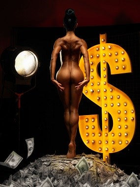 Foto Art - 'Million Dollar babe'