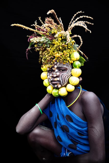 Omo valley Ngaguldu suri girl