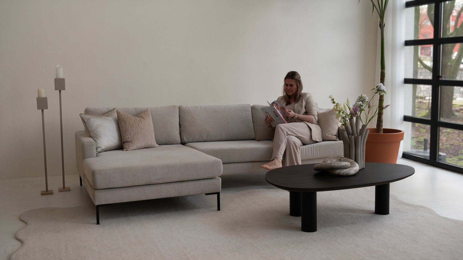 Salontafel Palermo - Ei vormig