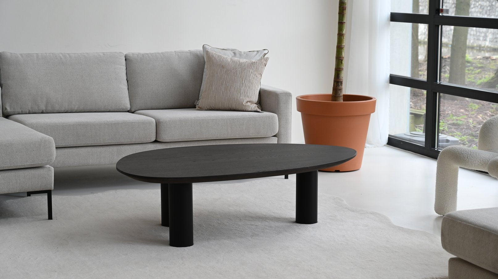 Salontafel Palermo - Ei vormig