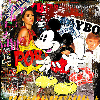 Foto Art - 'Playboy Mickey porn' van COBRA ART koop je het beste bij
