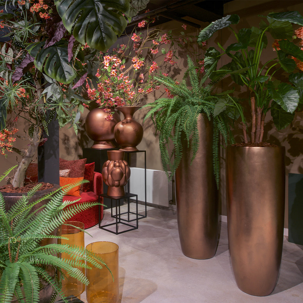 Plantenbak Ella - Brass - D48 H150