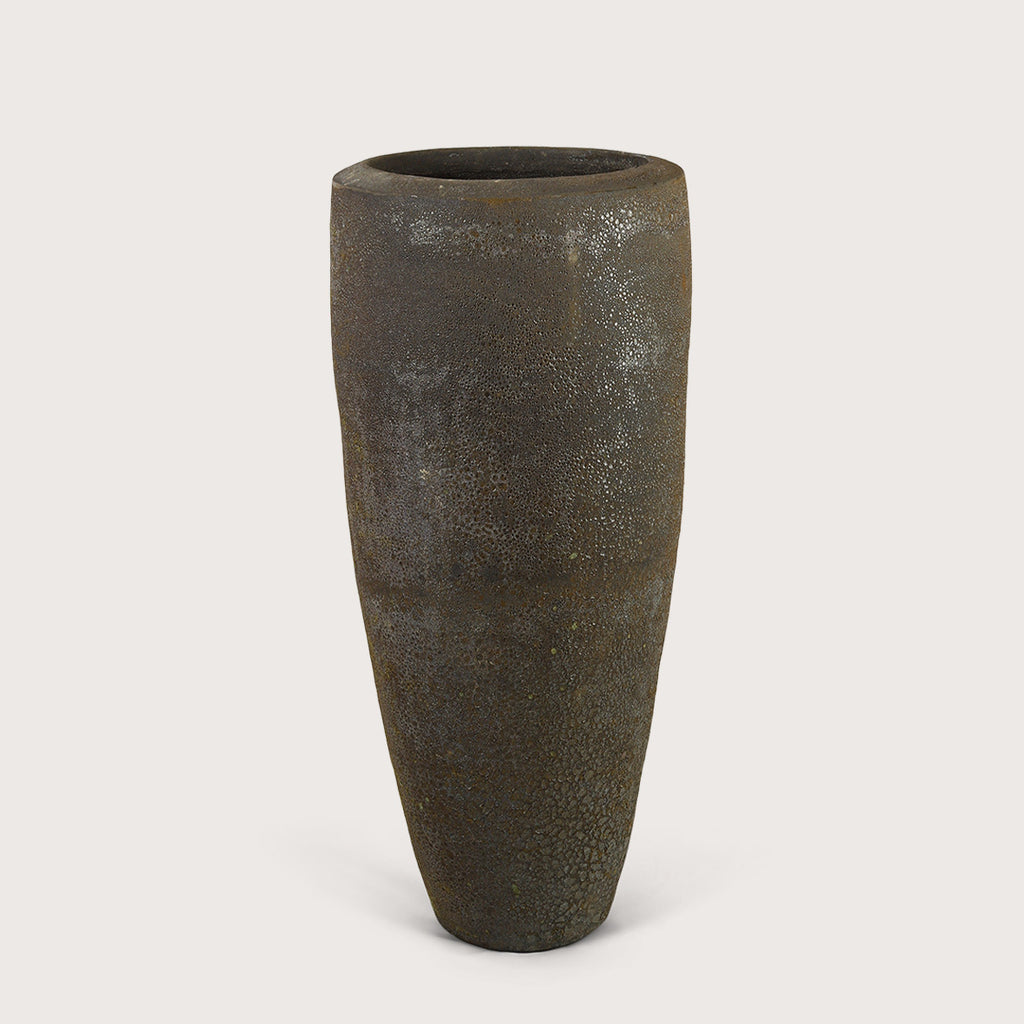 Plantenbak Klaas - Lava Bruin - D53 H120