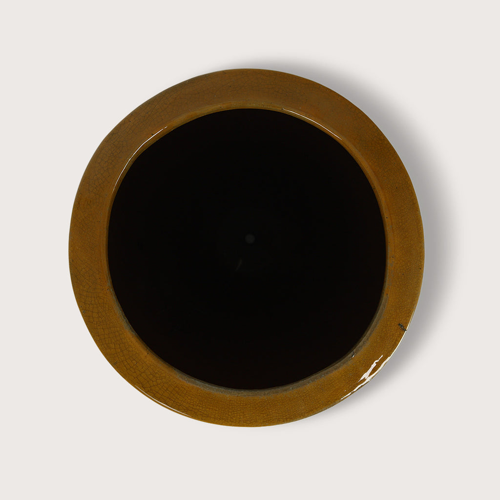 Plantenbak Klaas - Amber Craquelé - D53 H120