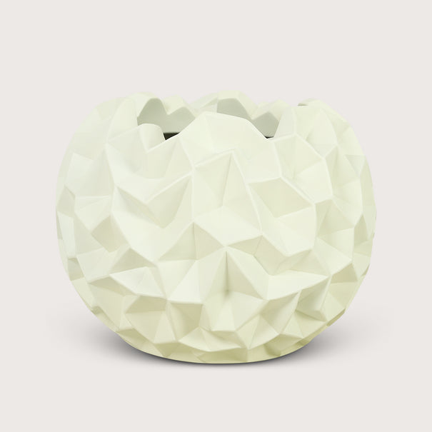 Plantenbak Krater - Wit - D52 H40