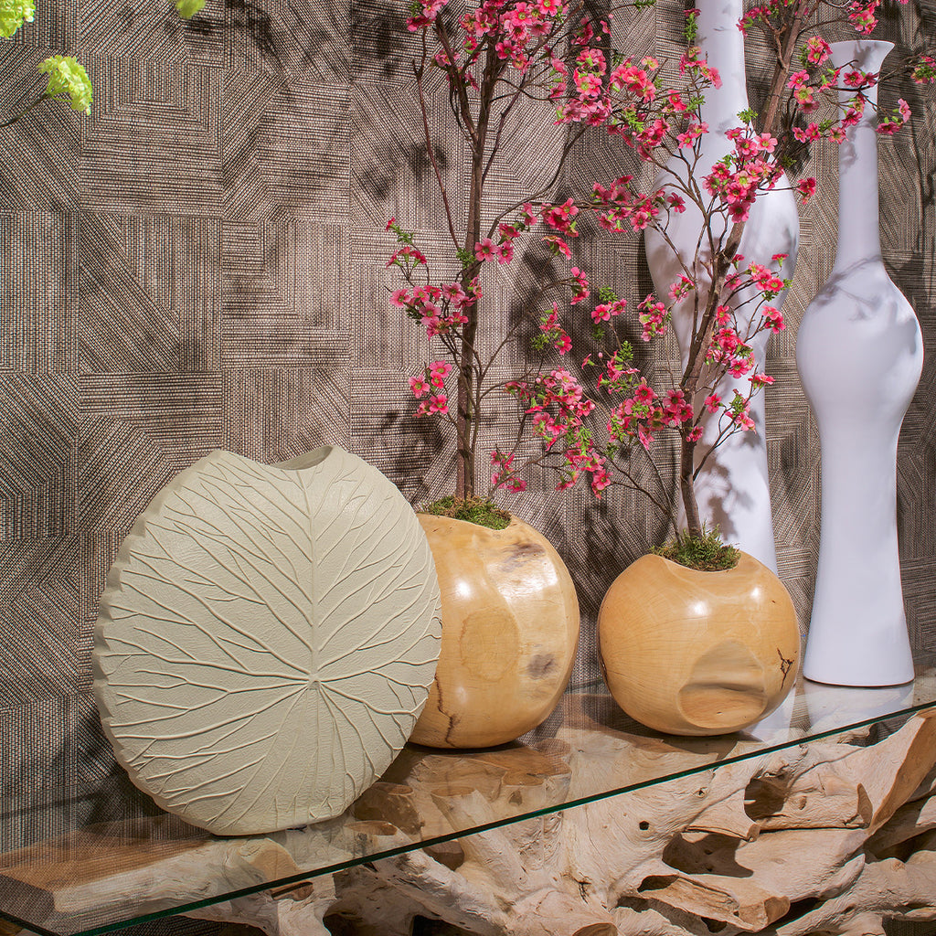 Plantenbak Lotus - Oesterwit - L46 B15 H48