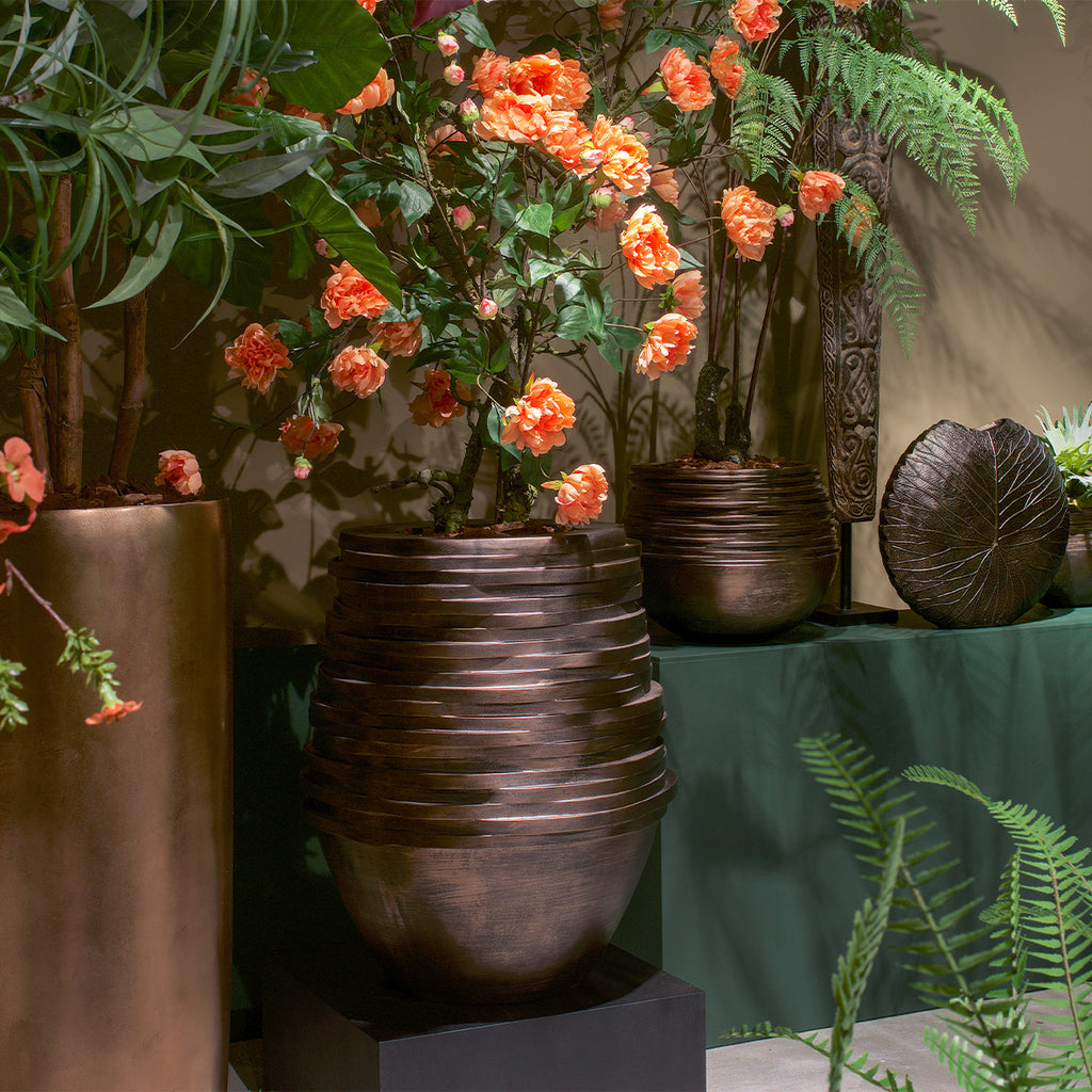 Plantenbak Ovaal - Koper - D64 H80