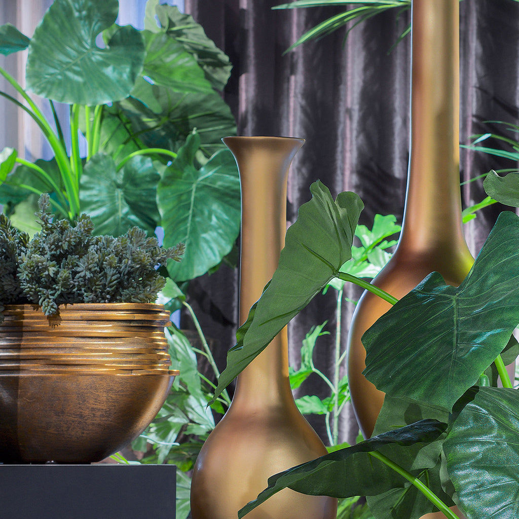 Plantenbak Roza Ovaal - Goud - L50 B20 H25