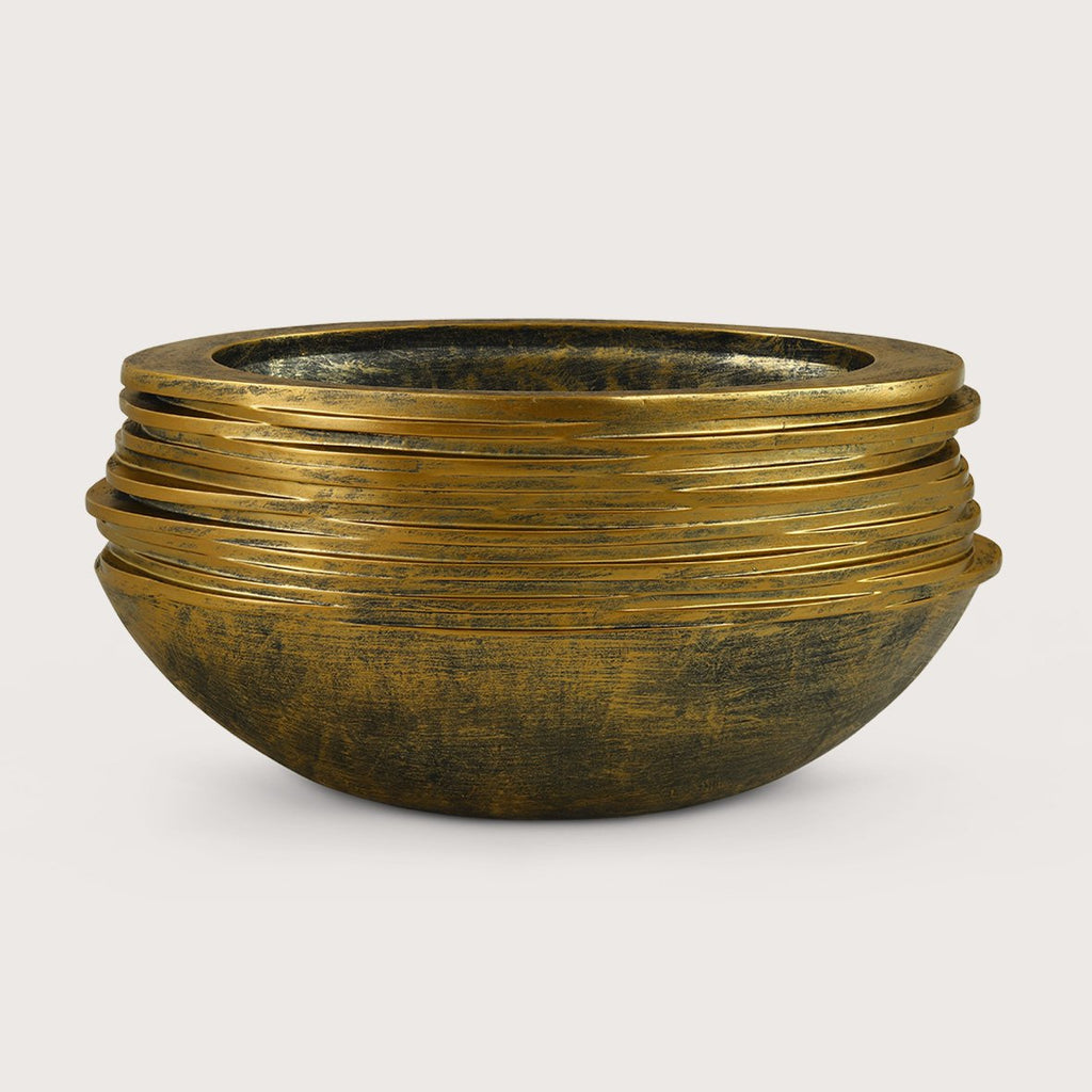 Plantenbak Roza Ovaal - Goud - L80 B32 H40