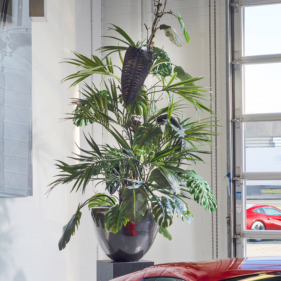 Pot Tinus Metaalglans L