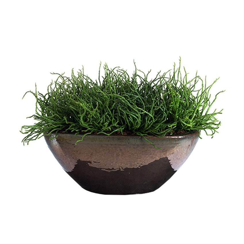 Pot Truus ovaal Metaalglans M