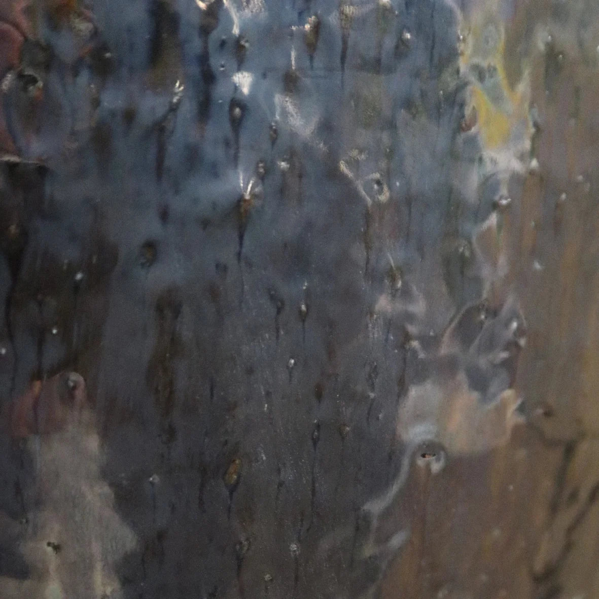 Pot Truus ovaal Metaalglans L