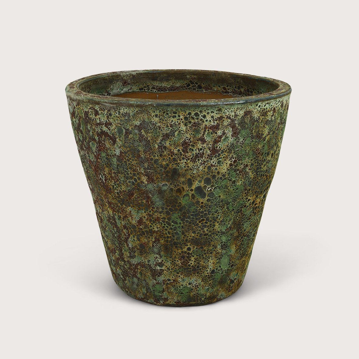 Plantenbak Tom Lava L - Groen - D76 H73