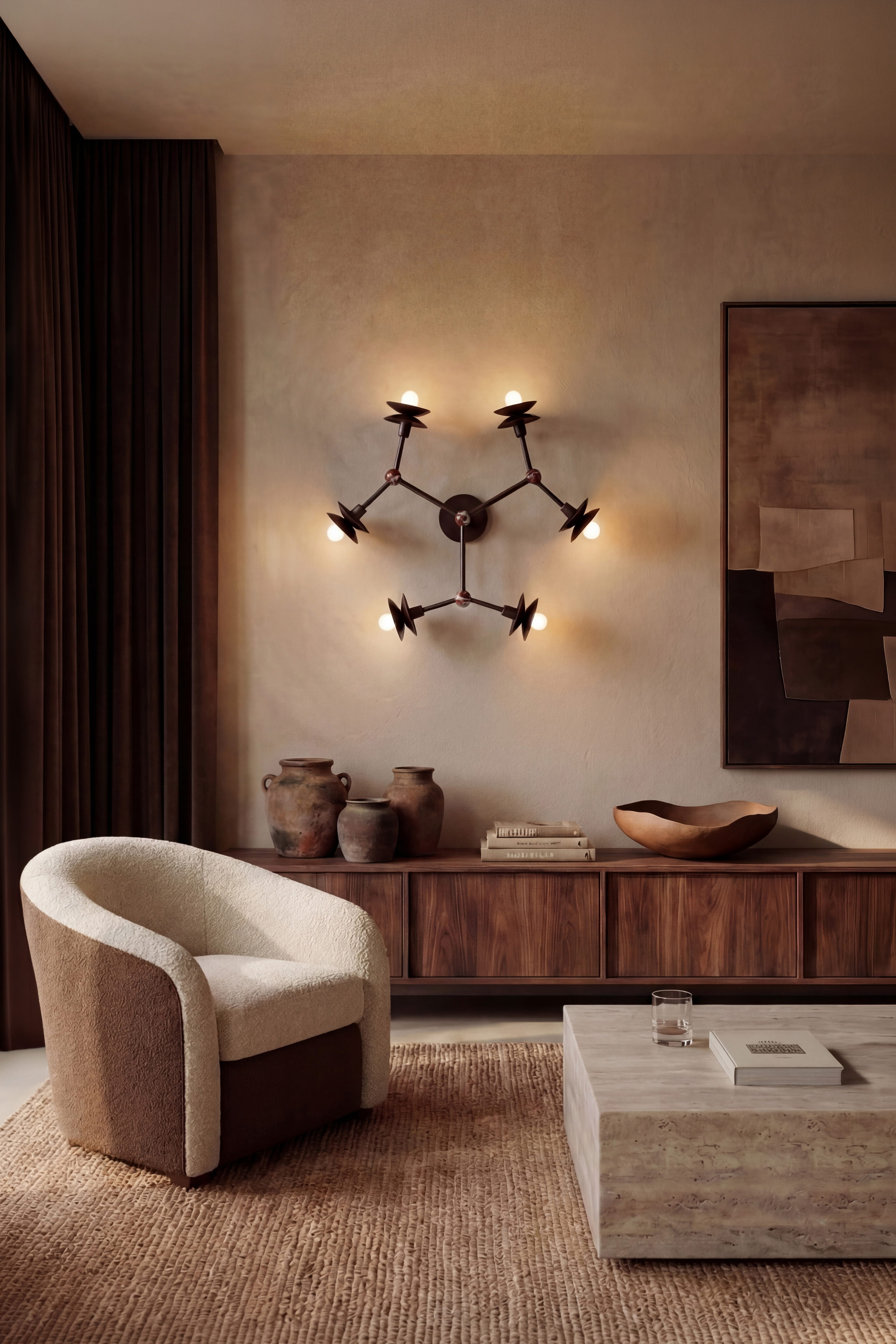 Wandlamp Babylon - 6 Bulbs