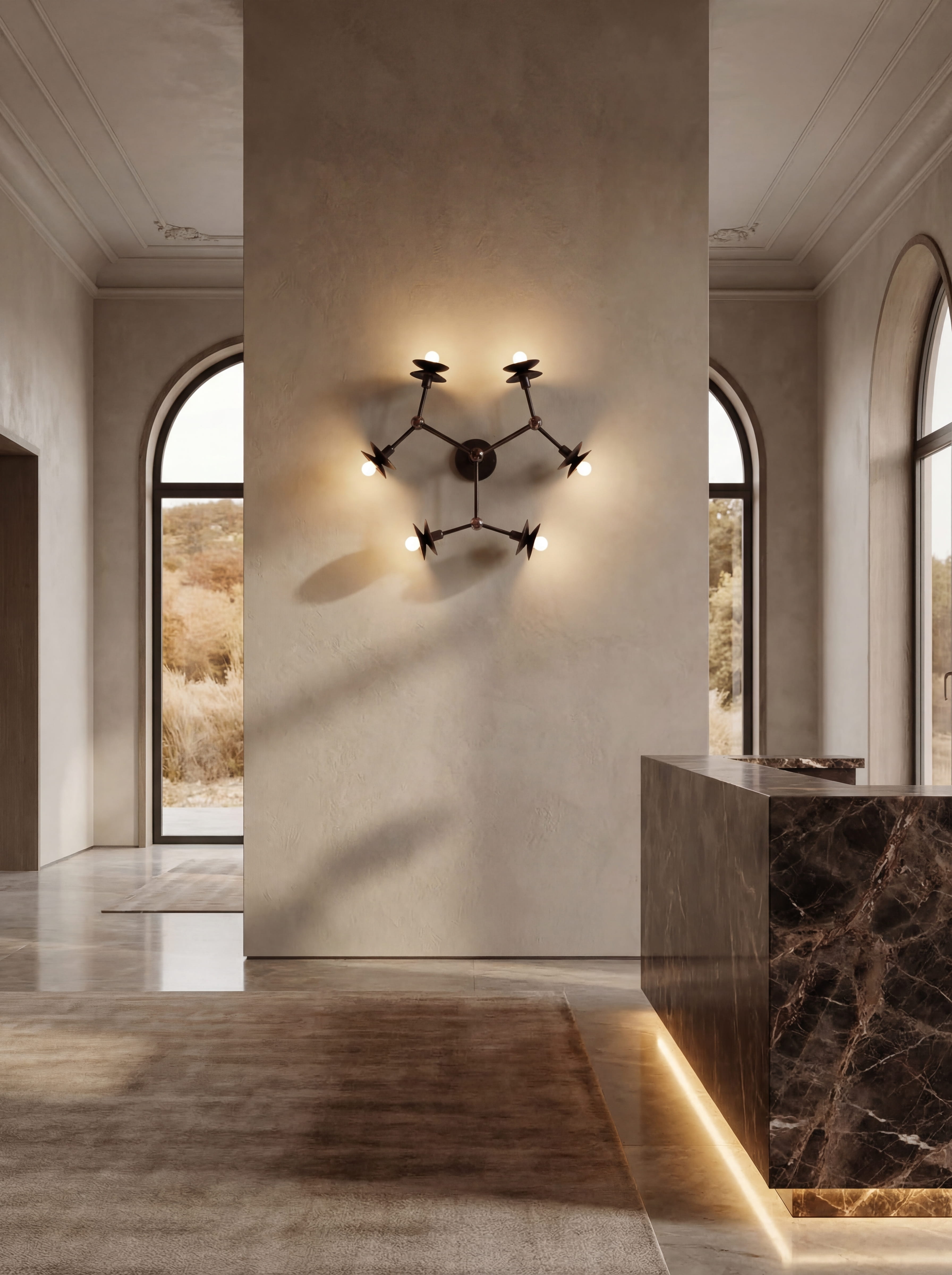 Wandlamp Babylon - 6 Bulbs