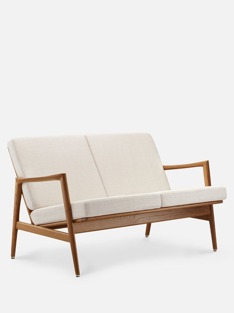 Bank Stefan Coco Crème Donker Hout