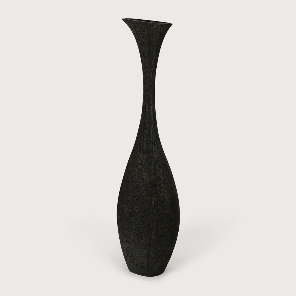 Vaas Oval Inez L - Zwart - 28,5x18 H115