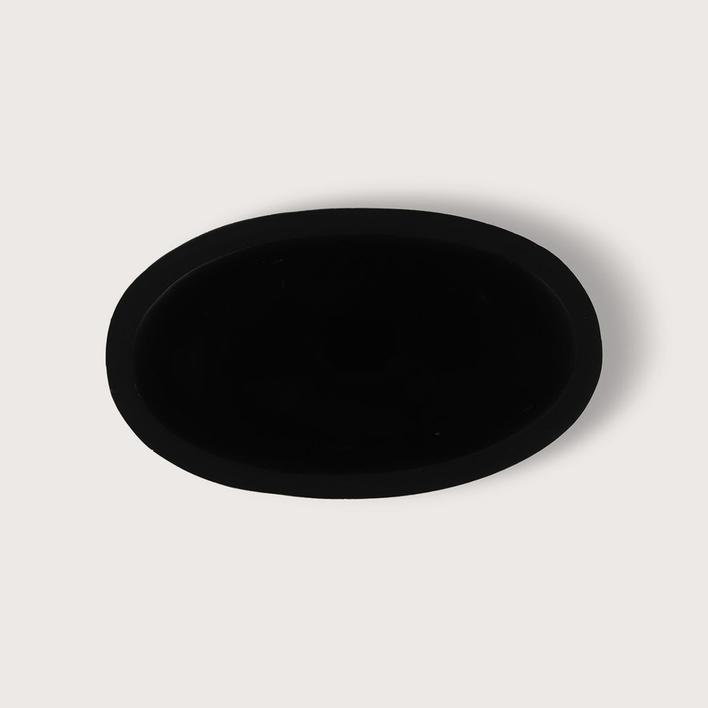 Vaas Oval Inez L - Zwart - 28,5x18 H115