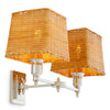 Wandlamp Lexington - Dubbel - Nickel finish