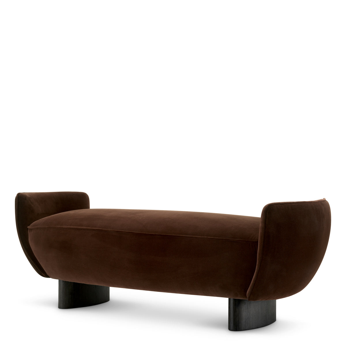 Bench Stirling - Brown velvet