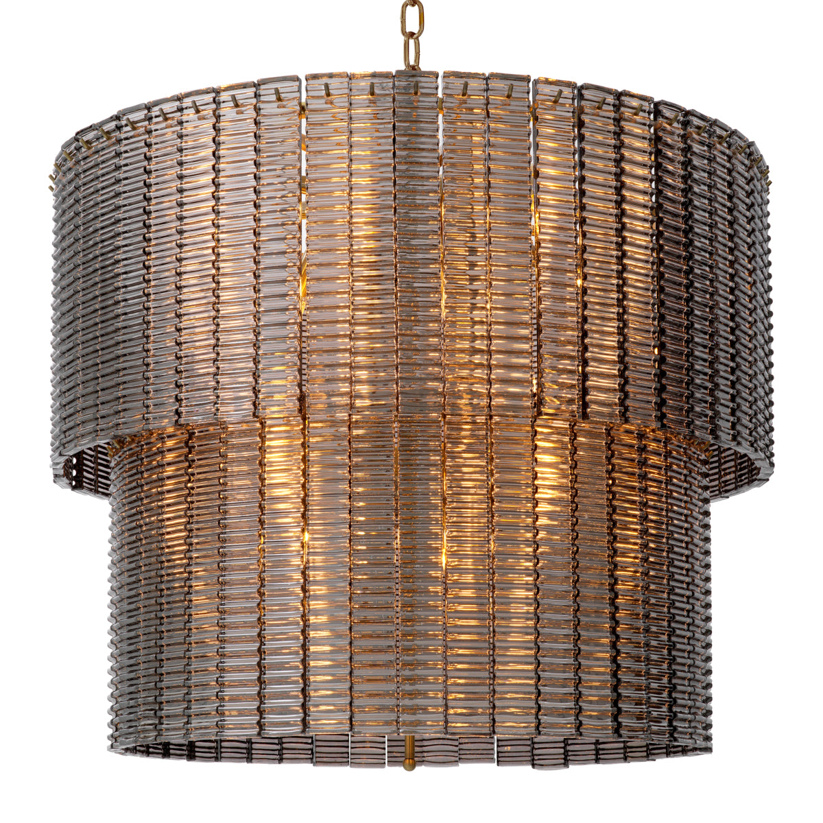 Hanglamp Imperial - Dubbel - Smoke glass