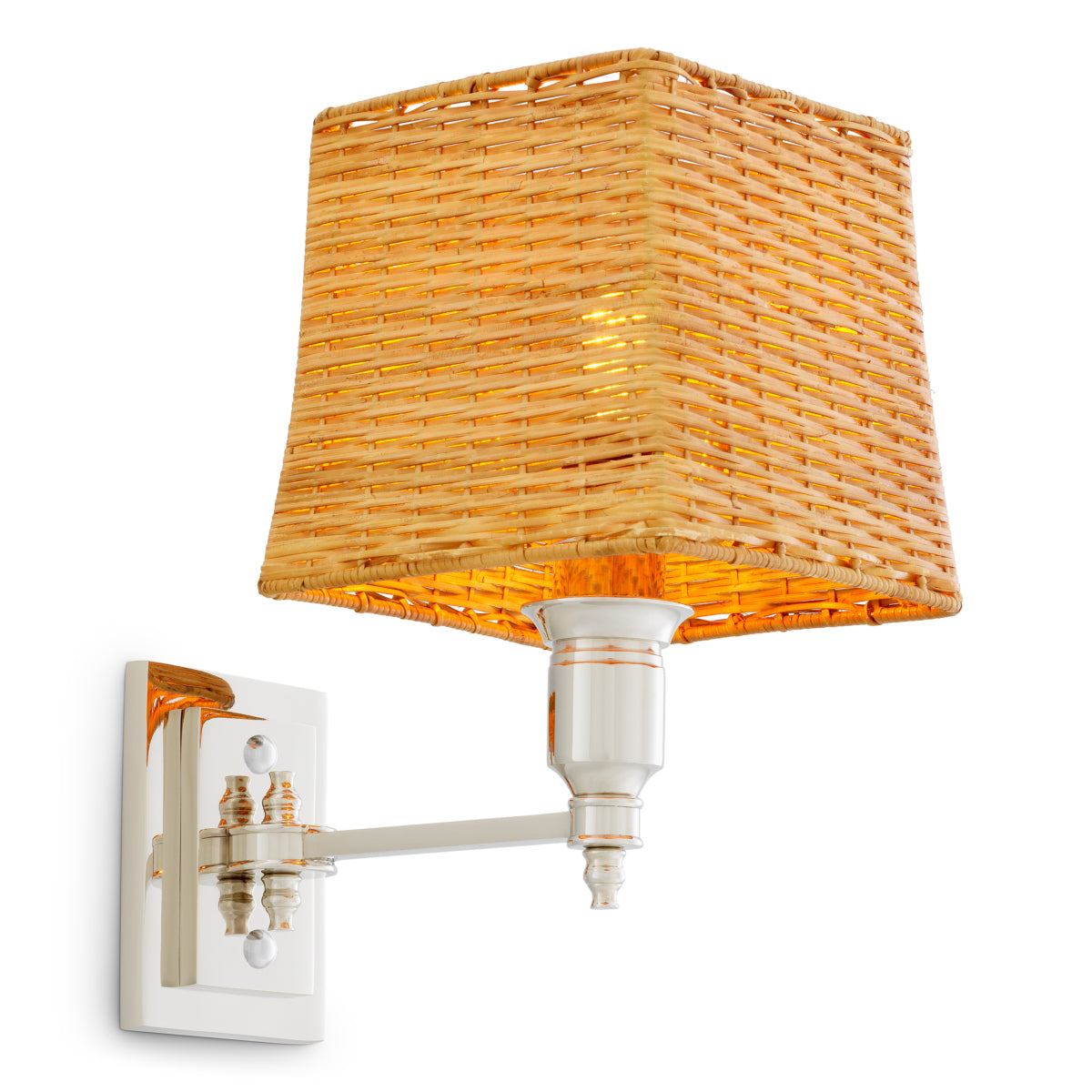 Wandlamp Lexington - Singel - Nickel finish