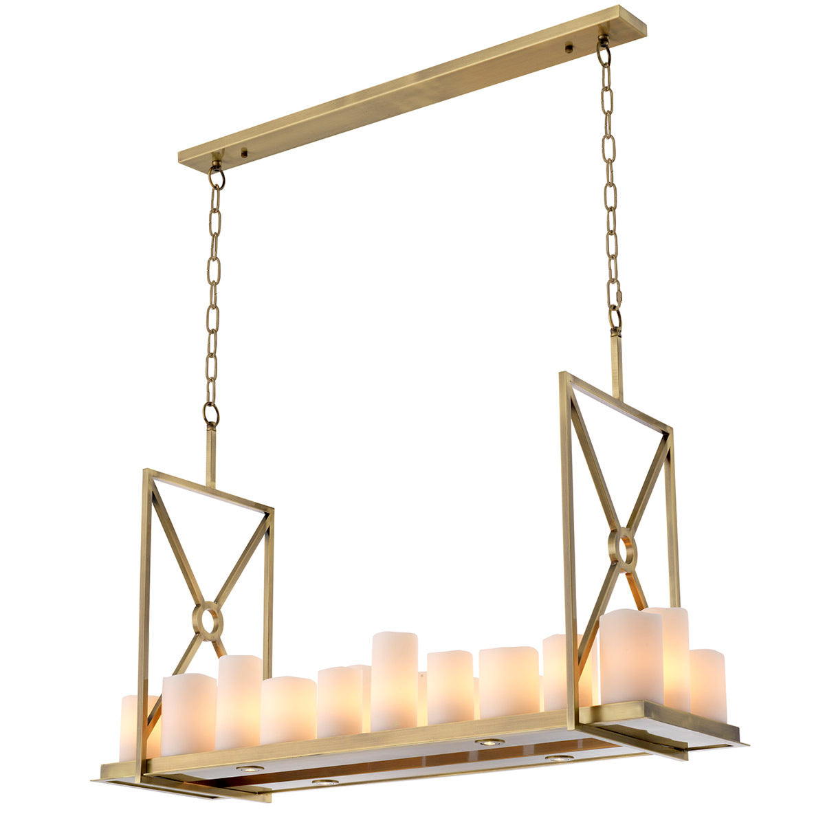 Hanglamp Commodore - Rechthoekig - Brass