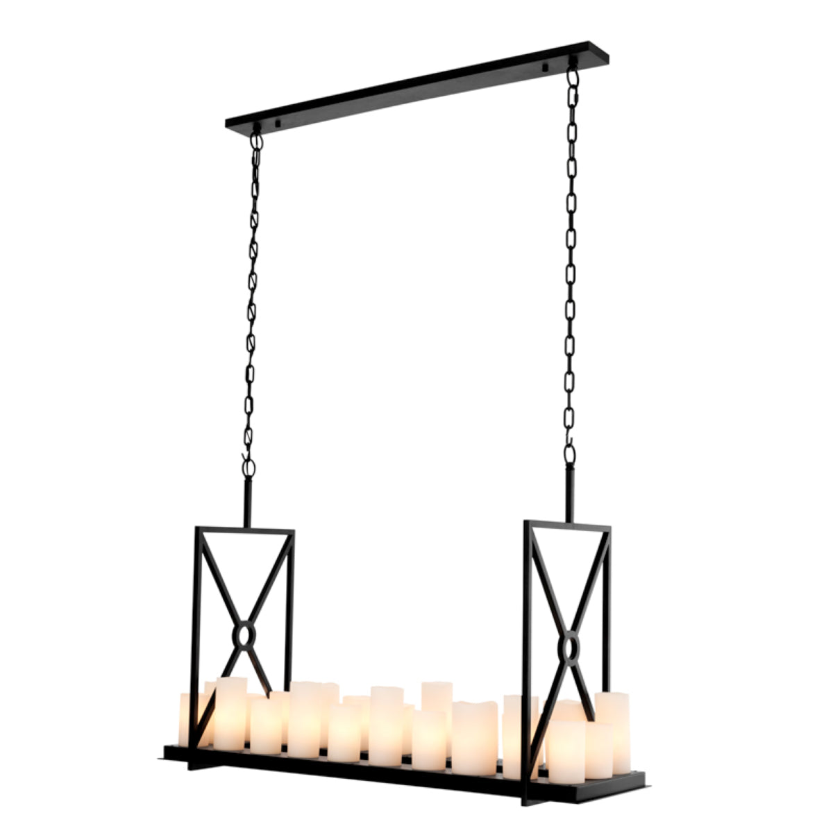 Hanglamp Commodore - Rechthoekig - Bronze