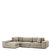 Hoekbank Vista Grande Lounge - Clarck sand