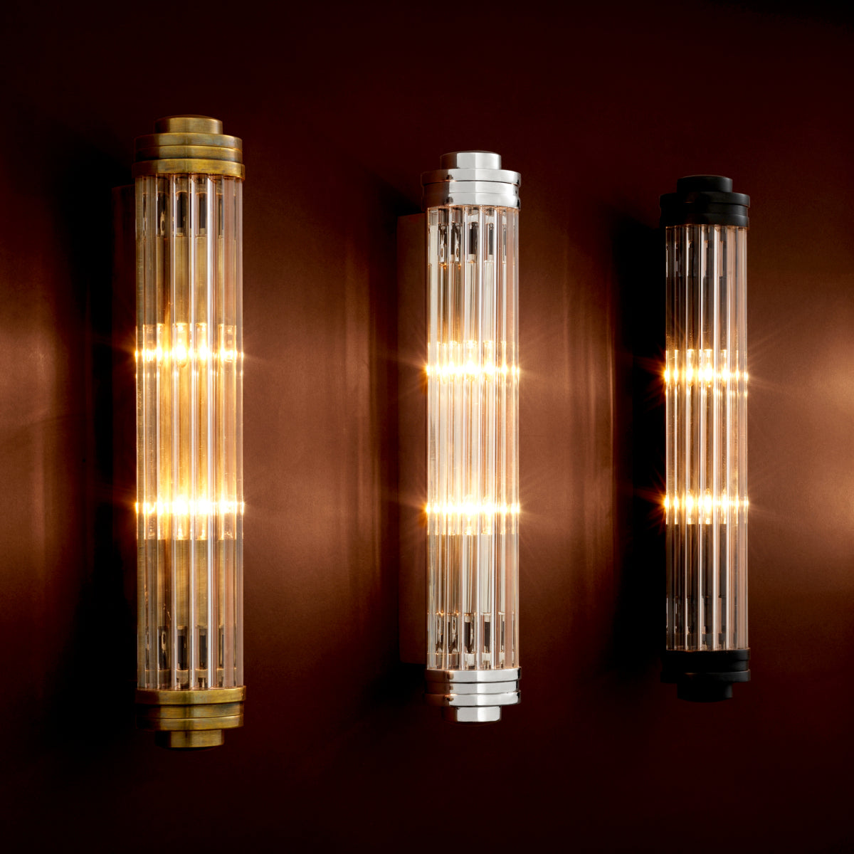 Wandlamp Gascogne - S - Nickel