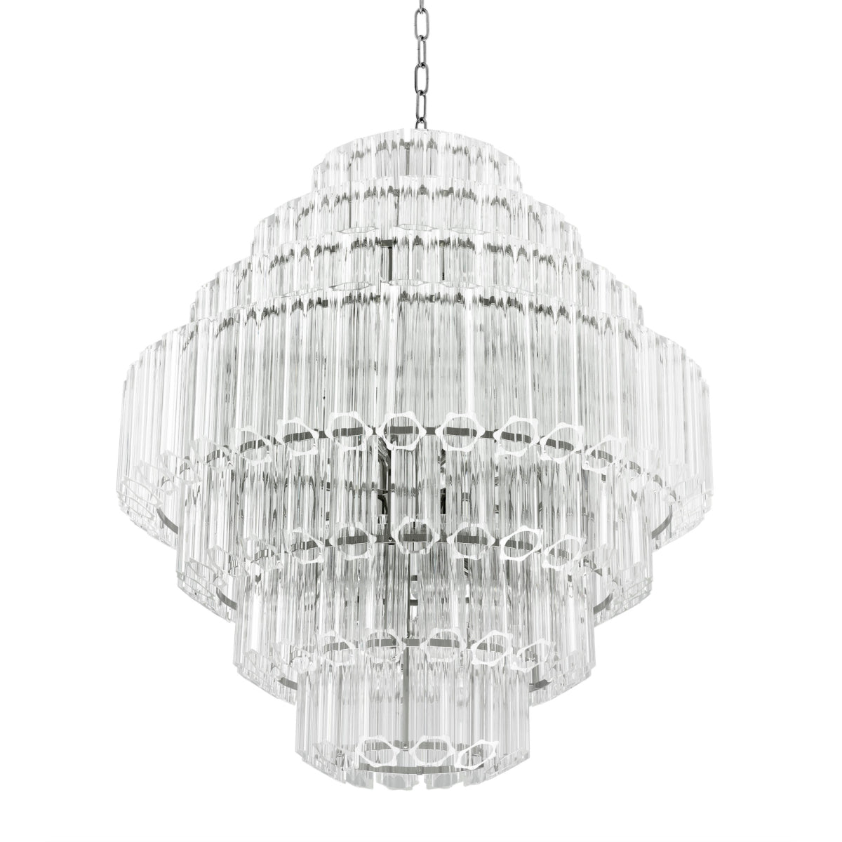 Kroonluchter Vittoria - L - Nickel