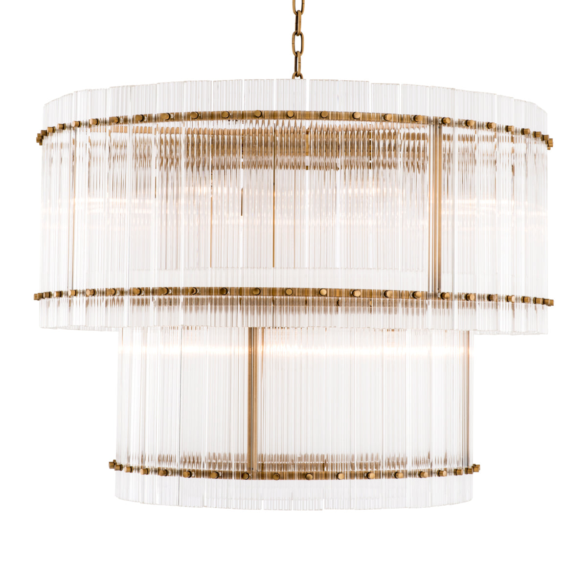 Kroonluchter Ruby - L - Brass