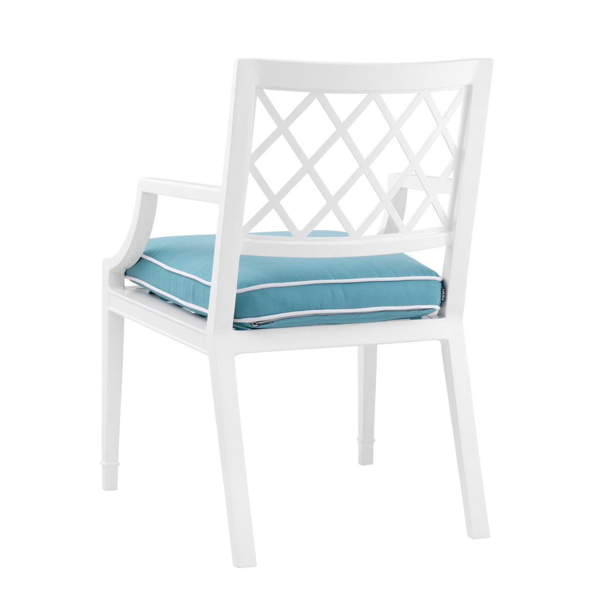 Buiten Eetkamerstoel Paladium met arm - White