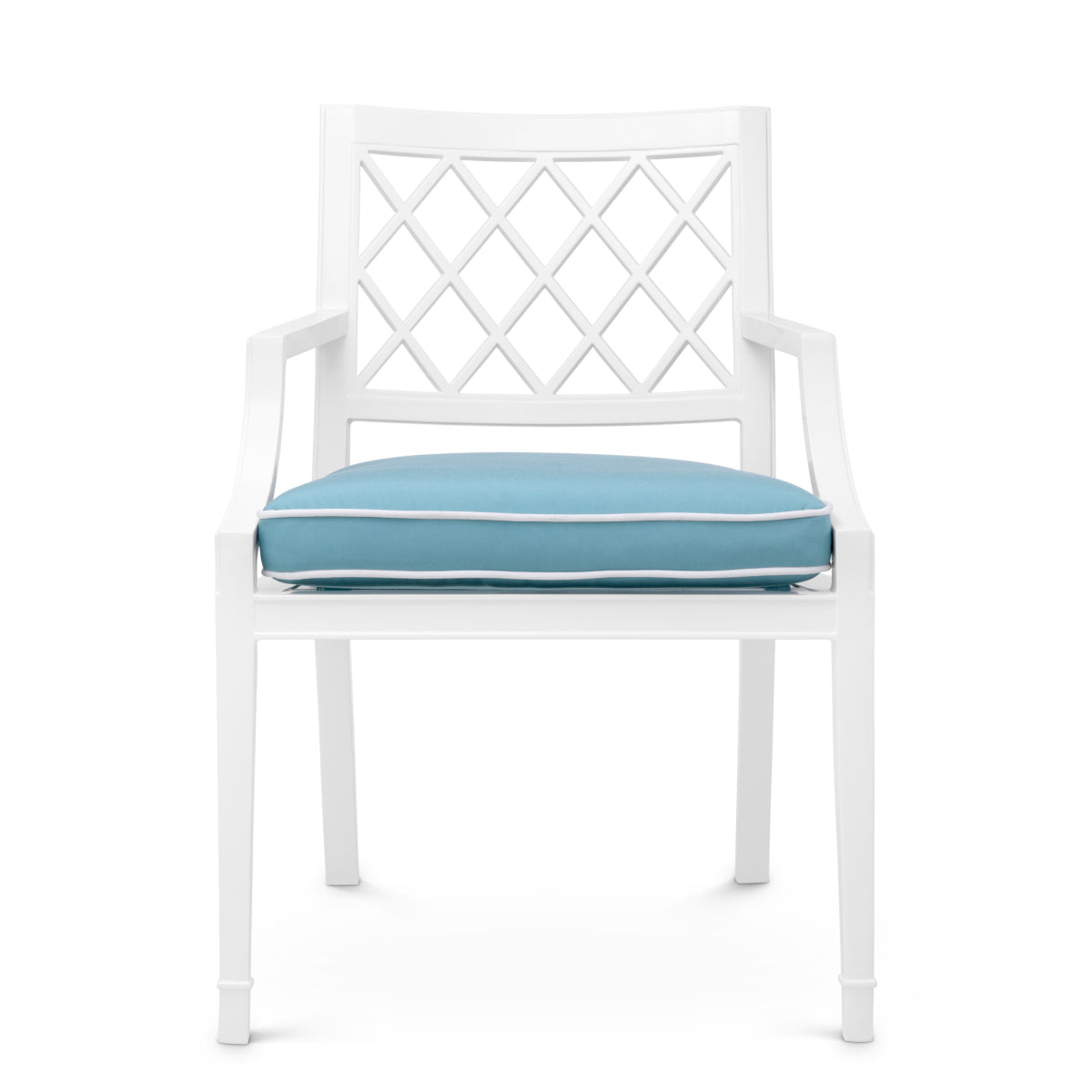Buiten Eetkamerstoel Paladium met arm - White