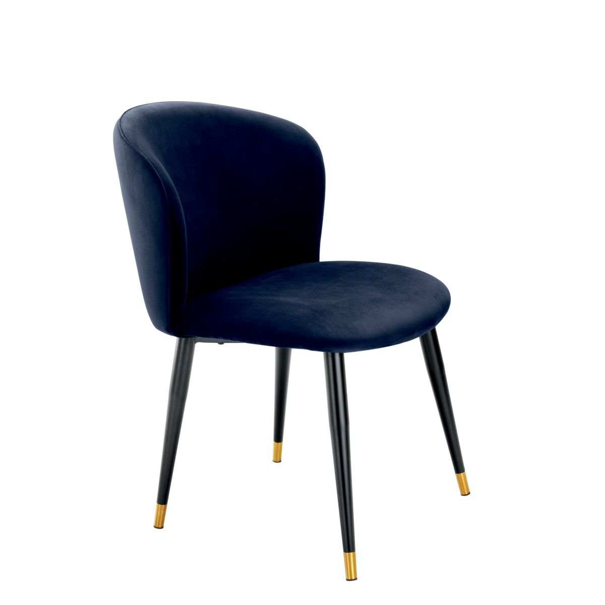 Eetkamerstoel Volante - Blue velvet