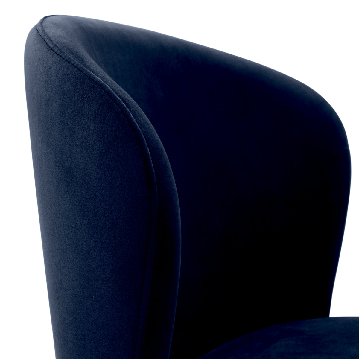 Eetkamerstoel Volante - Blue velvet