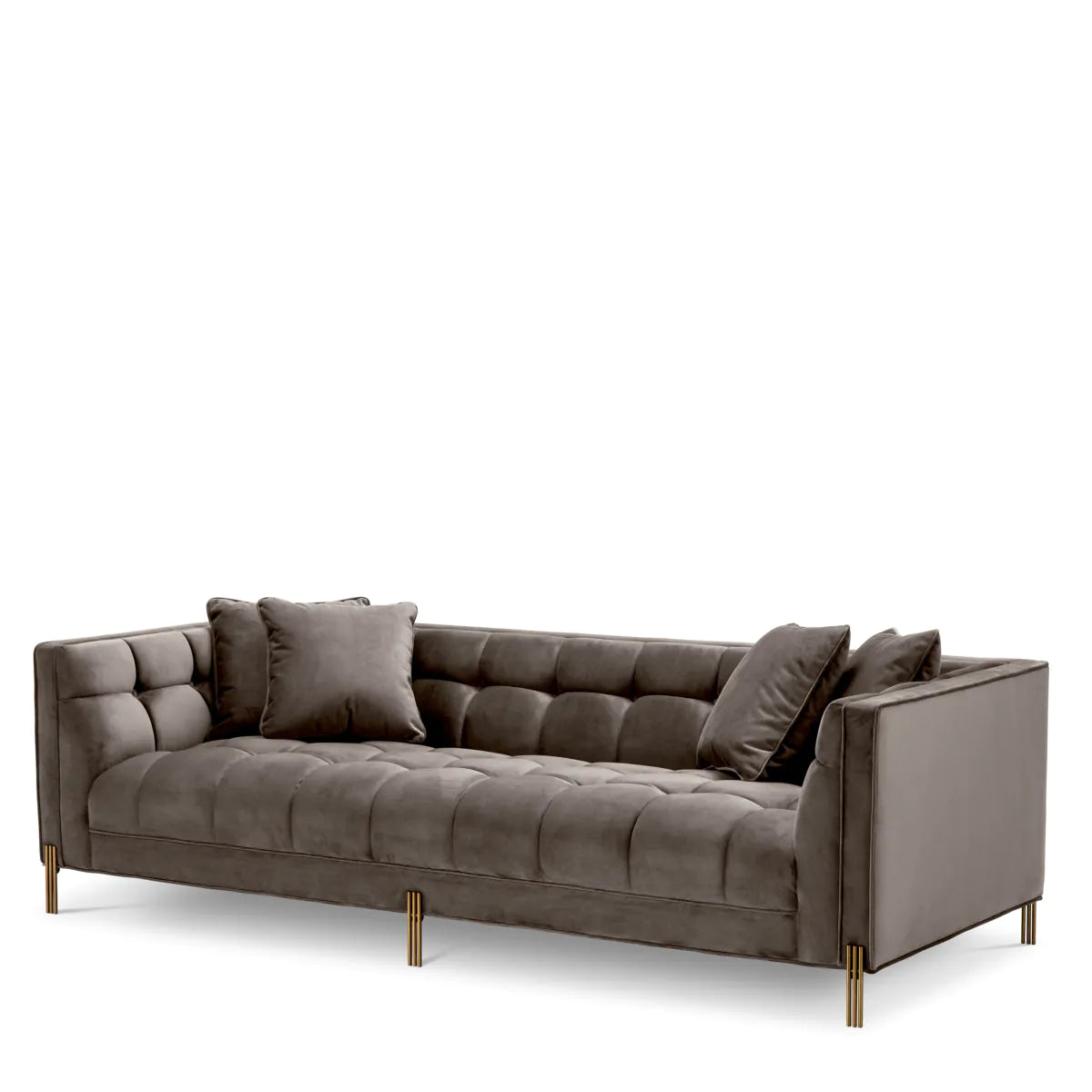 Sofa Sienna - Grey velvet