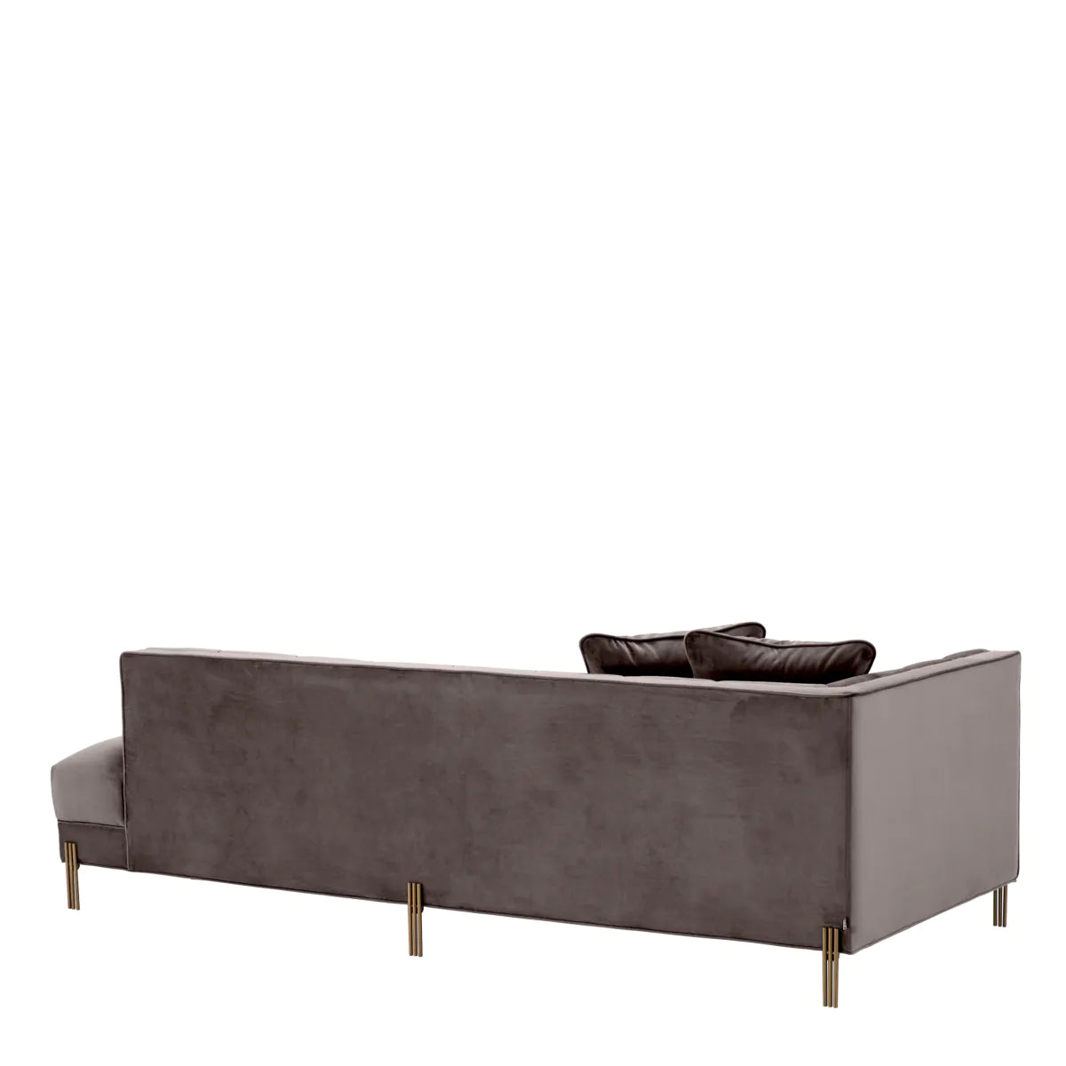 Sofa Sienna - Links - Grey velvet