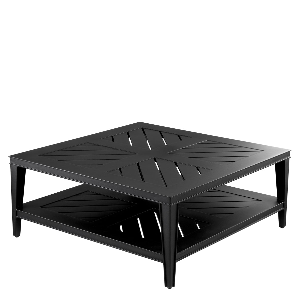 Buiten Salontafel Bell Rive - 100 x 100 cm - Black