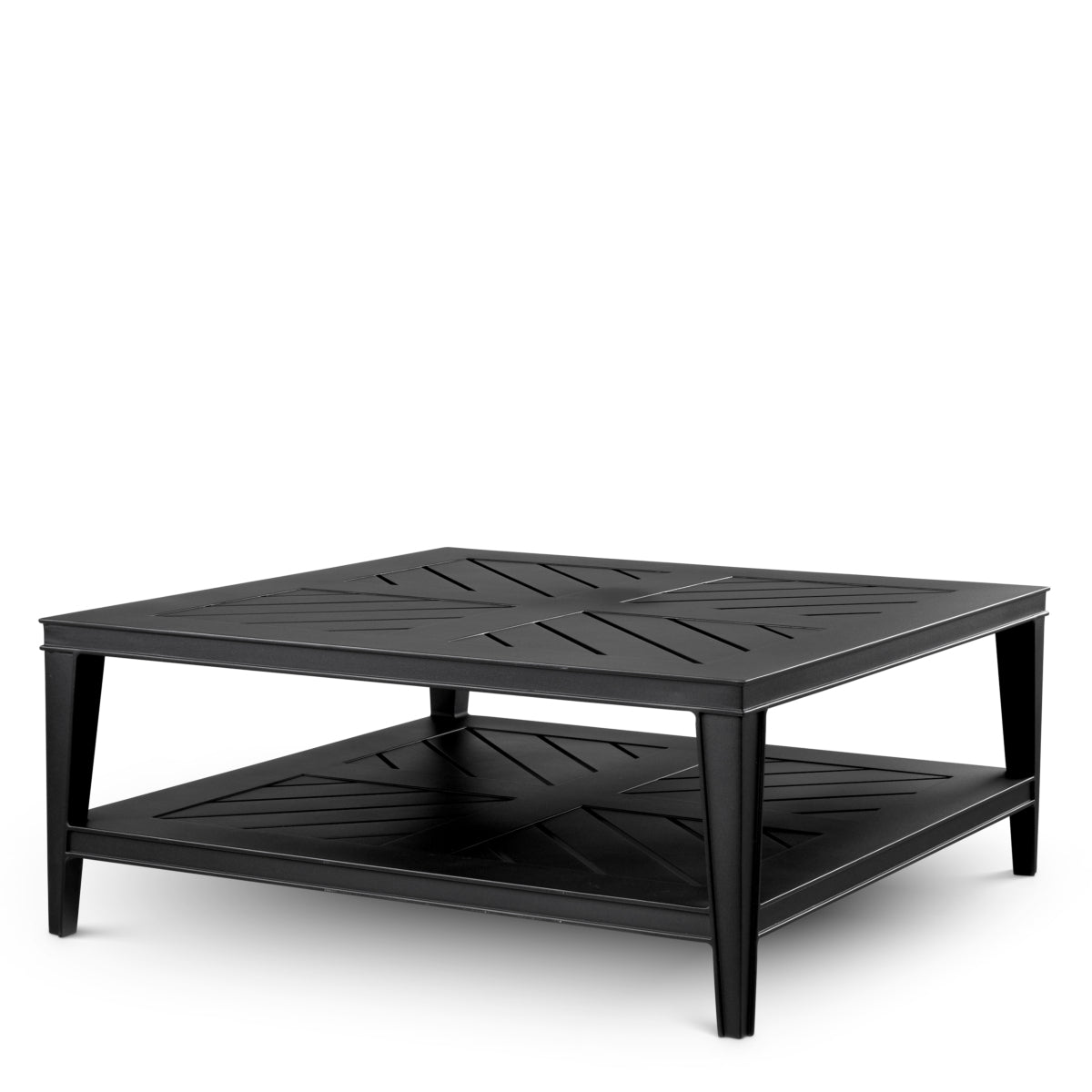 Buiten Salontafel Bell Rive - 100 x 100 cm - Black