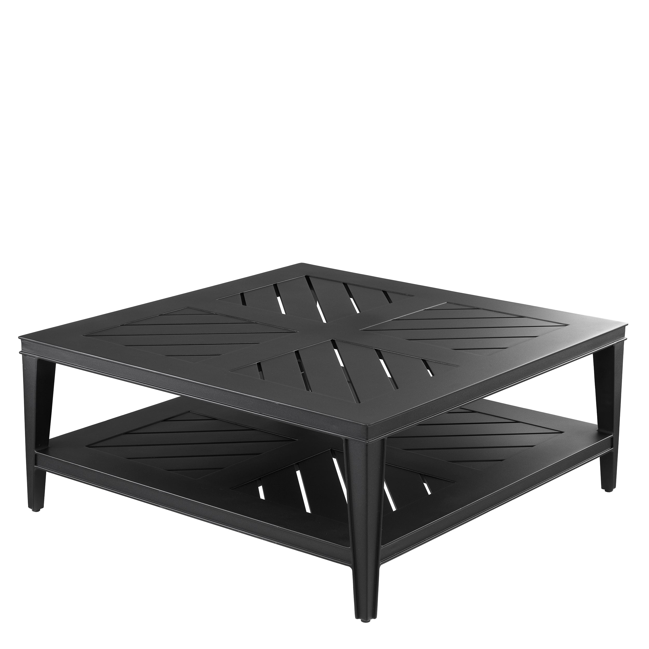 Buiten Salontafel Bell Rive - 100 x 100 cm - Black