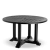 Buiten Eettafel Bell Rive - Ø130 cm - Black