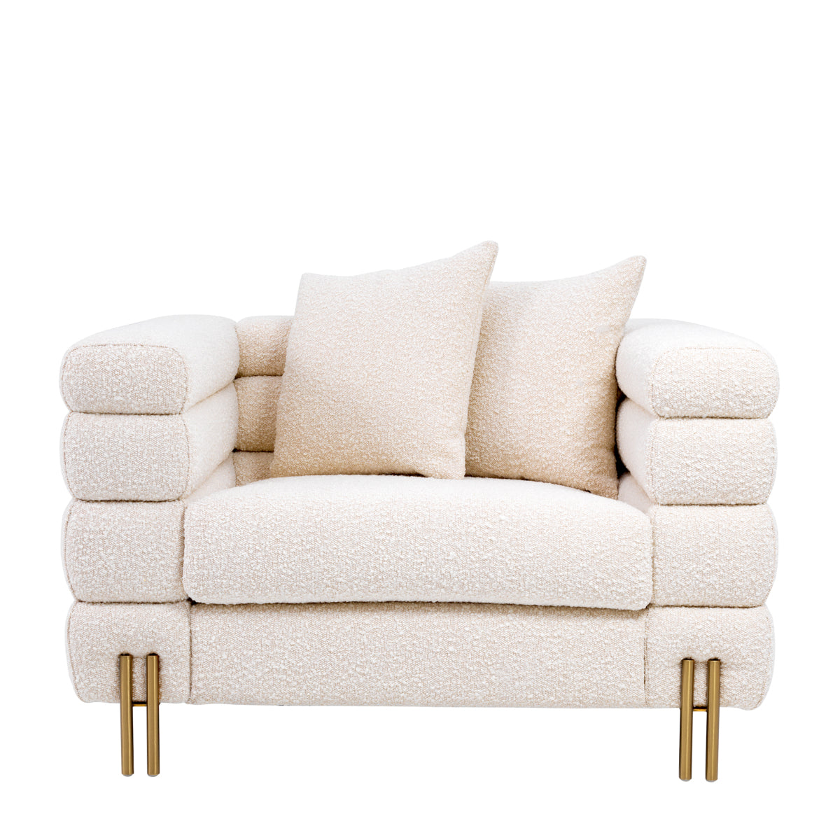 Fauteuil York - Bouclé cream