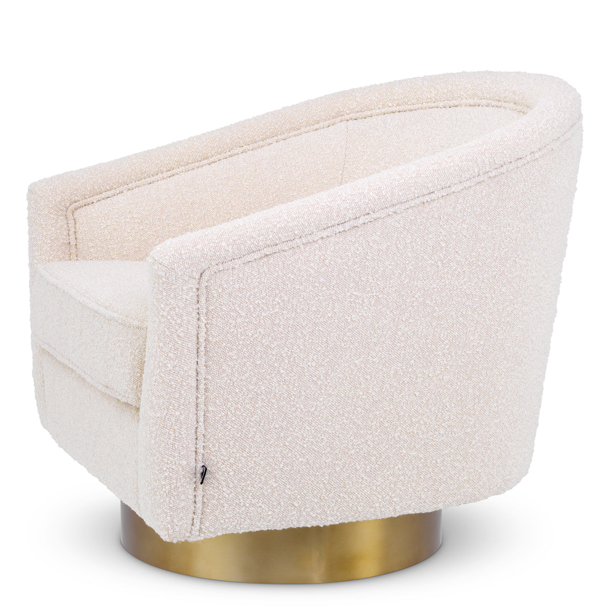 Draaifauteuil Catene - Bouclé cream