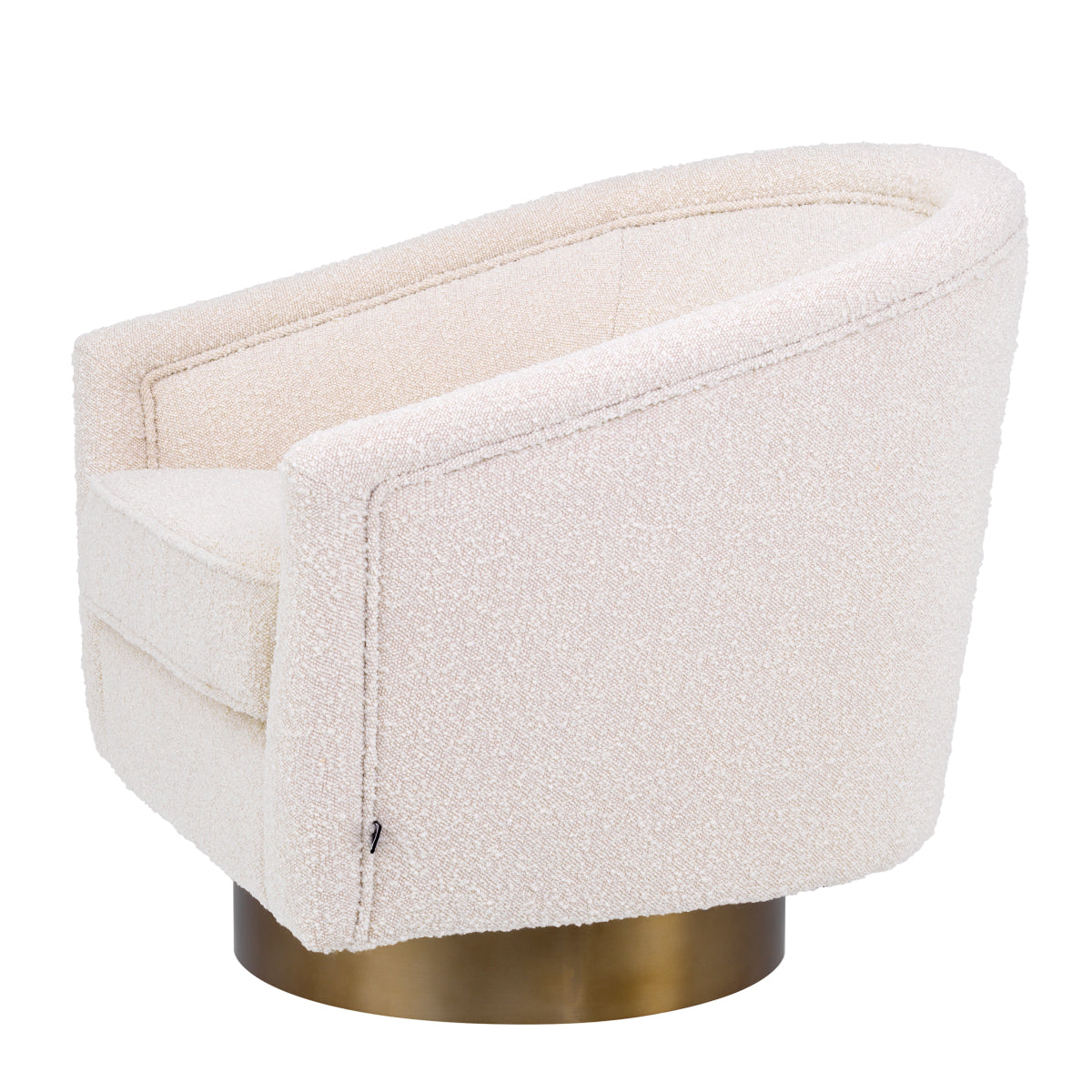 Draaifauteuil Catene - Bouclé cream