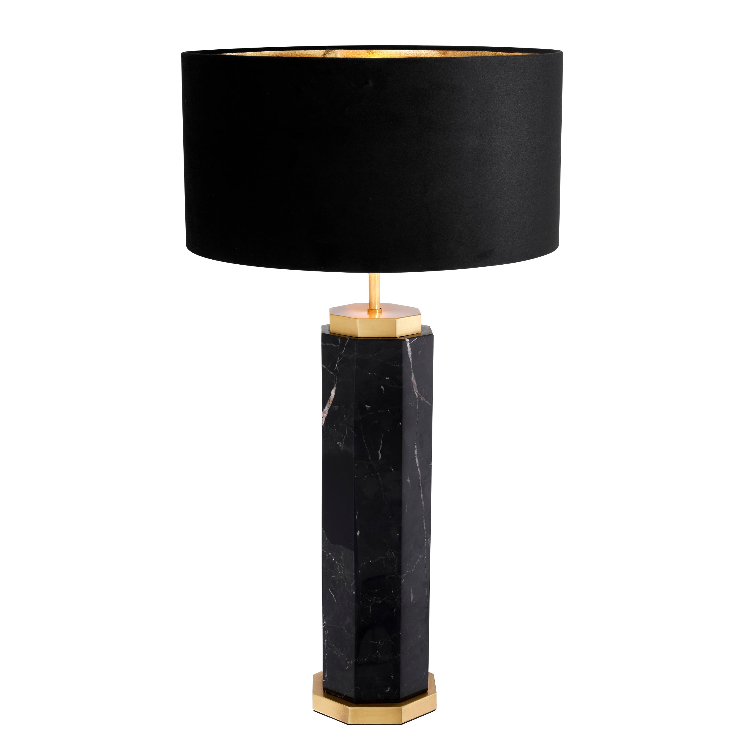 Tafellamp Newman - Zwart marmer
